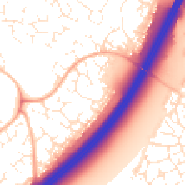 Daytime road noise heatmap for GL4 5WD