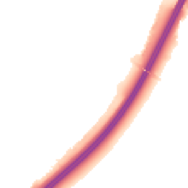 Night-time road noise heatmap for GL4 5WD