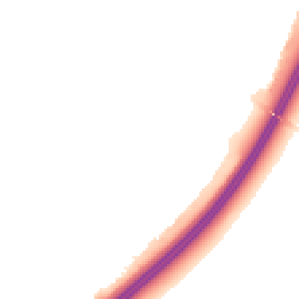 Night-time road noise heatmap for GL4 5WF