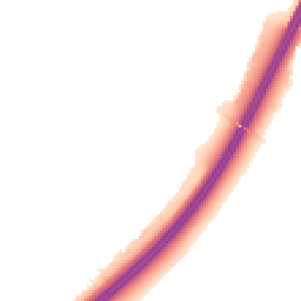Night-time road noise heatmap for GL4 5WJ