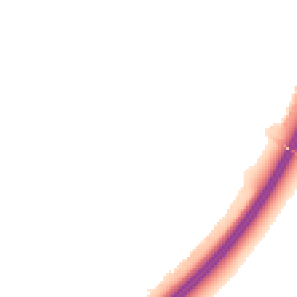 Night-time road noise heatmap for GL4 5YW