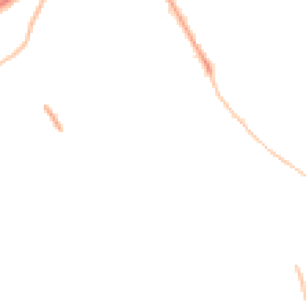 Night-time road noise heatmap for GL4 6AT