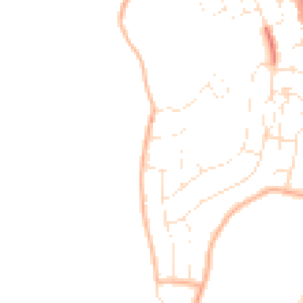 Daytime road noise heatmap for GL4 6EB