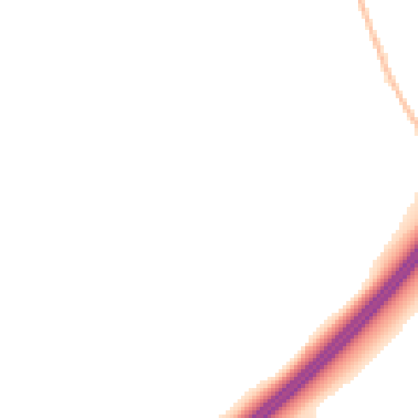 Night-time road noise heatmap for GL4 6EW