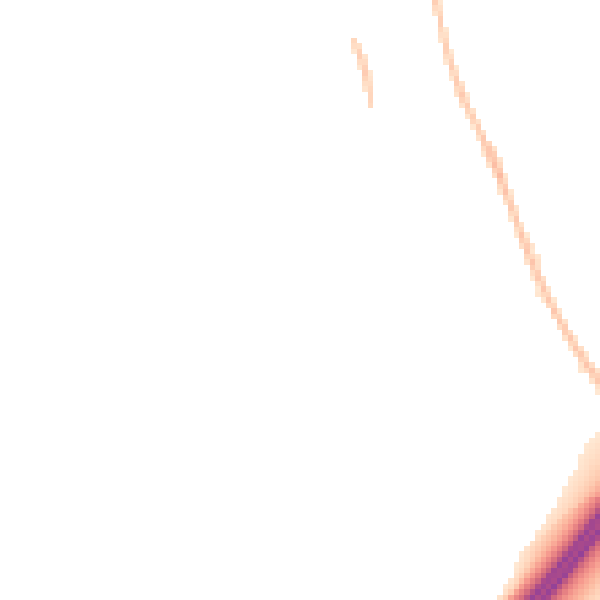 Night-time road noise heatmap for GL4 6JH