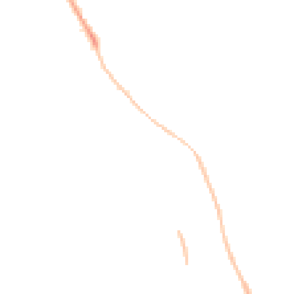 Night-time road noise heatmap for GL4 6LA