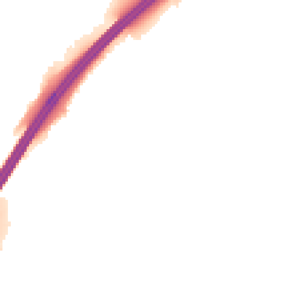Night-time road noise heatmap for GL4 8AX