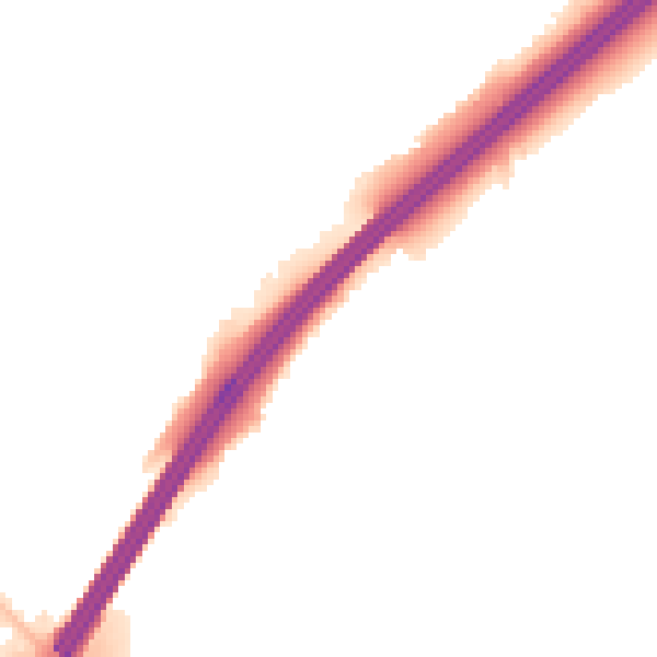 Night-time road noise heatmap for GL4 8BE