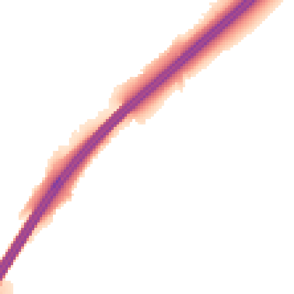 Night-time road noise heatmap for GL4 8BG