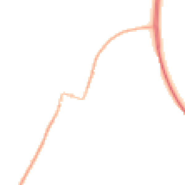 Night-time road noise heatmap for GL4 8BN