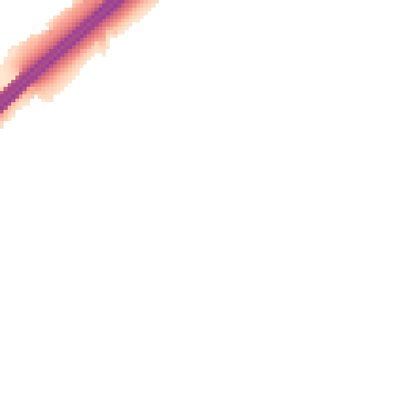 Night-time road noise heatmap for GL4 8ED
