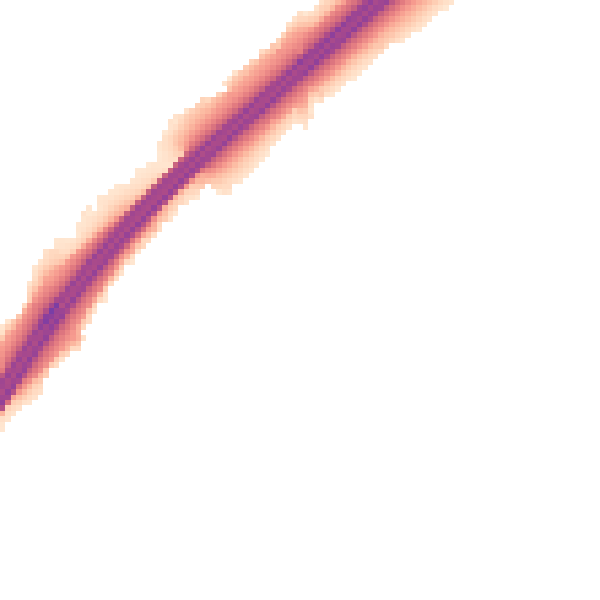 Night-time road noise heatmap for GL4 8EL
