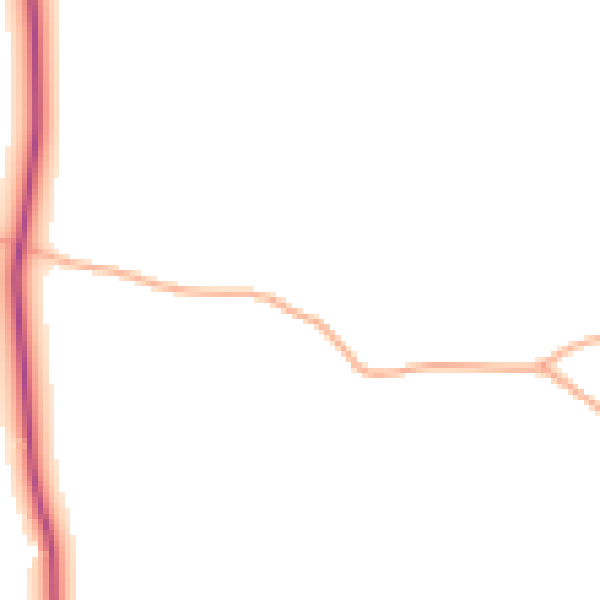 Daytime road noise heatmap for GL4 8LQ