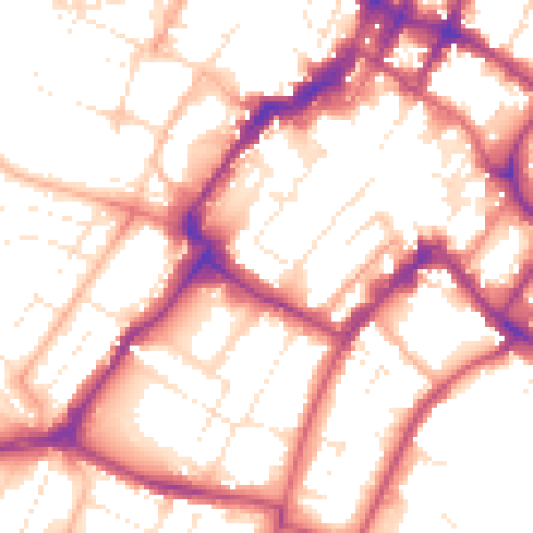 Daytime road noise heatmap for GL50 1PR