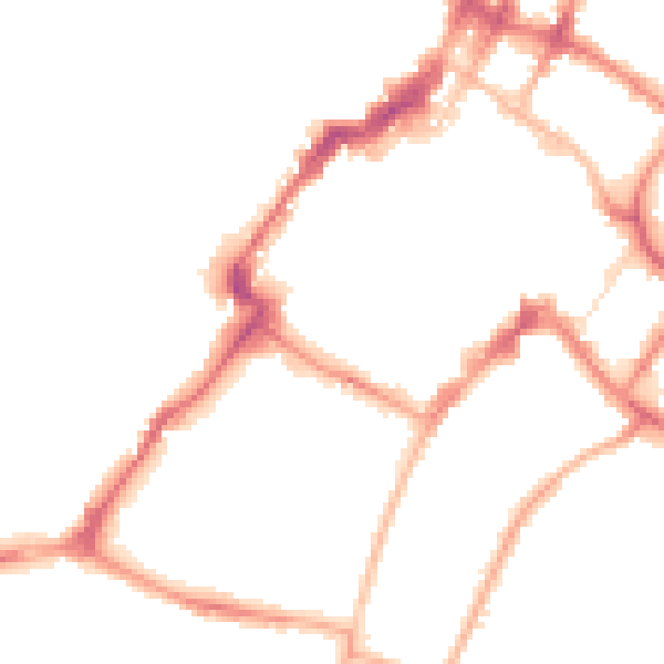Night-time road noise heatmap for GL50 1PR