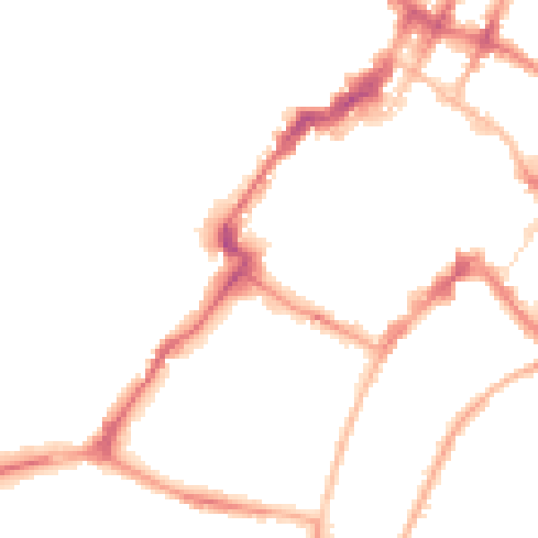 Night-time road noise heatmap for GL50 1PT