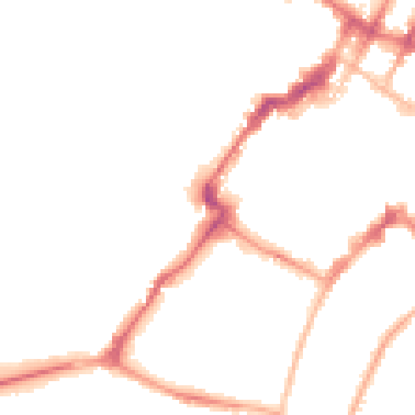 Night-time road noise heatmap for GL50 1RS