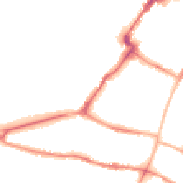 Night-time road noise heatmap for GL50 1SD