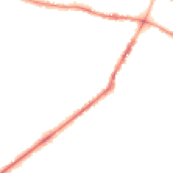 Night-time road noise heatmap for GL50 2HF