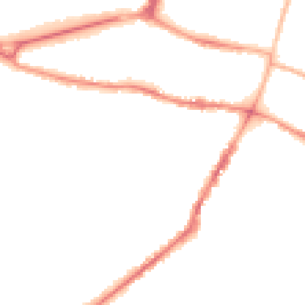 Night-time road noise heatmap for GL50 2HH