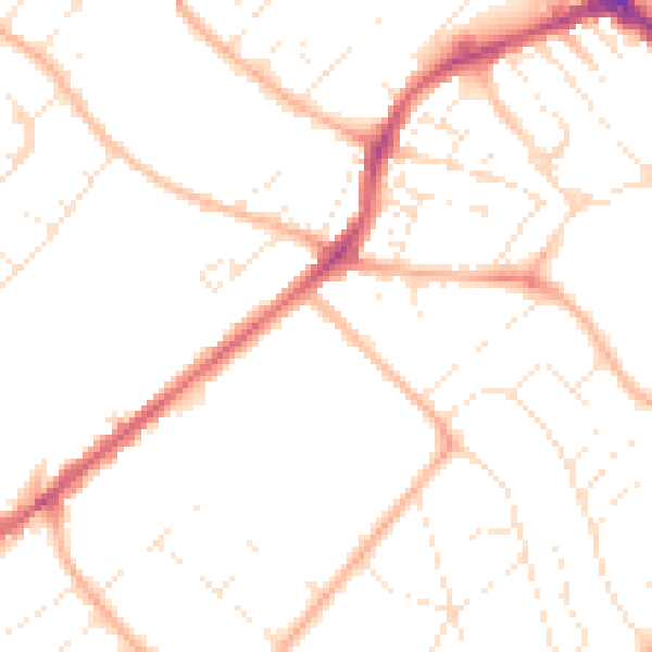 Daytime road noise heatmap for GL50 2NT