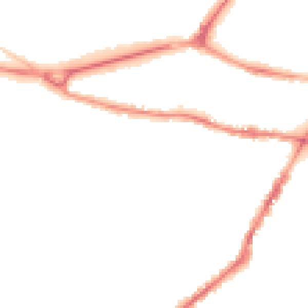 Night-time road noise heatmap for GL50 2QY