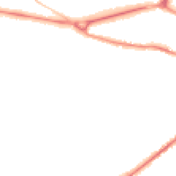 Night-time road noise heatmap for GL50 2UN