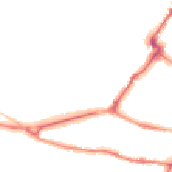 Night-time road noise heatmap for GL50 3AP