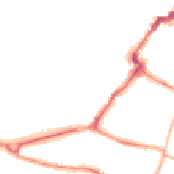 Night-time road noise heatmap for GL50 3AX
