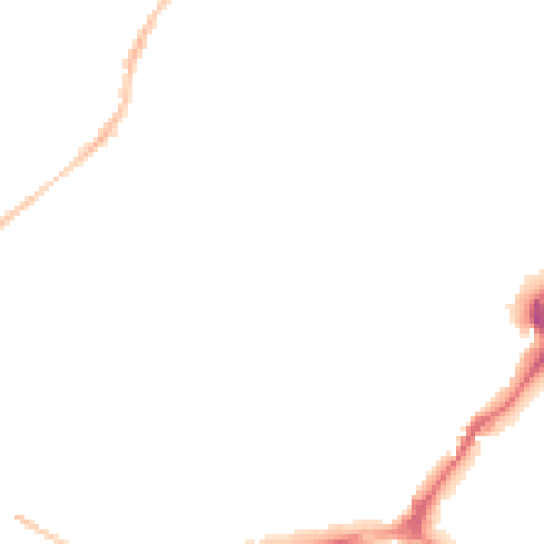 Night-time road noise heatmap for GL50 3BL