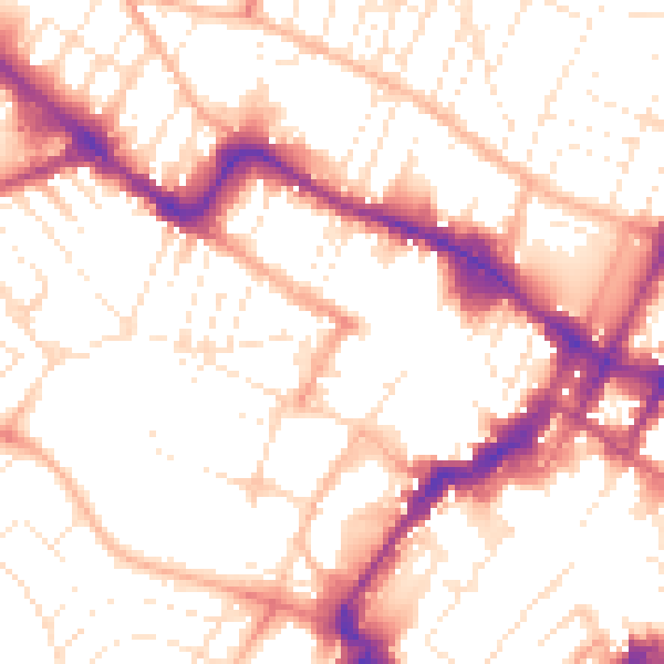 Daytime road noise heatmap for GL50 3LL