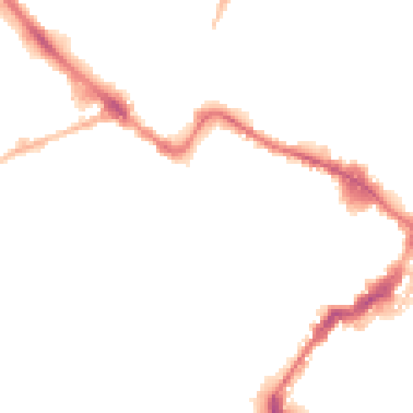 Night-time road noise heatmap for GL50 3LS