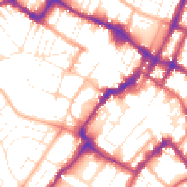 Daytime road noise heatmap for GL50 3PG