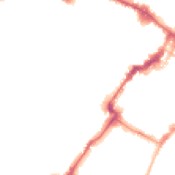 Night-time road noise heatmap for GL50 3QE