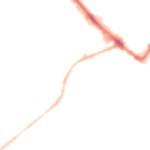 Night-time road noise heatmap for GL50 3RX