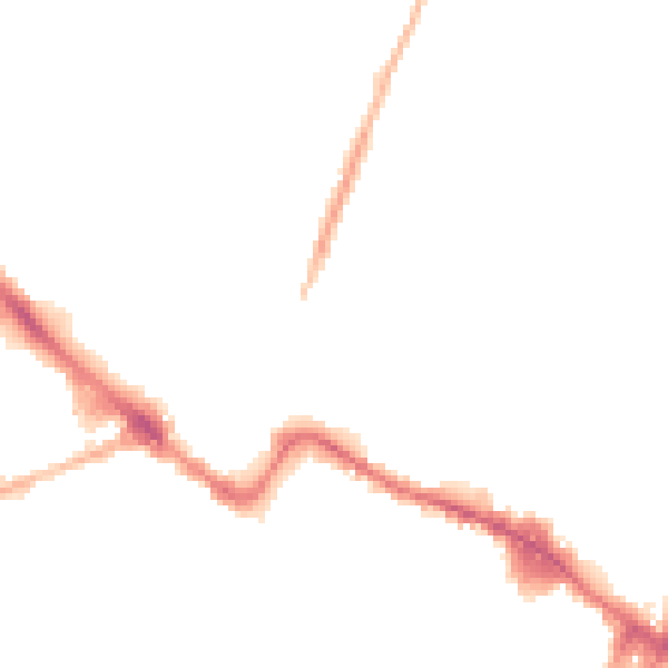 Night-time road noise heatmap for GL50 4AX
