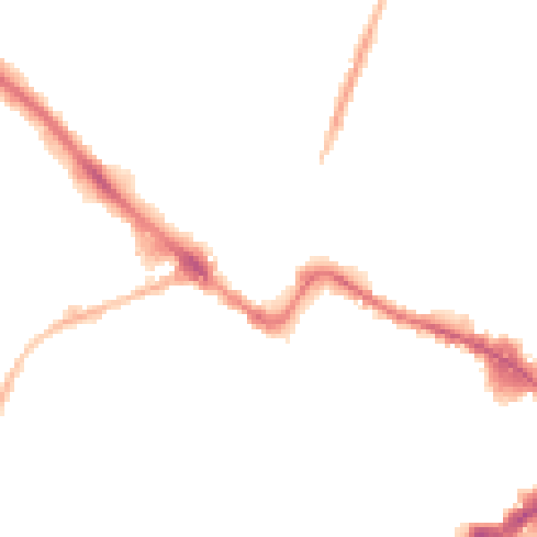 Night-time road noise heatmap for GL50 4BL