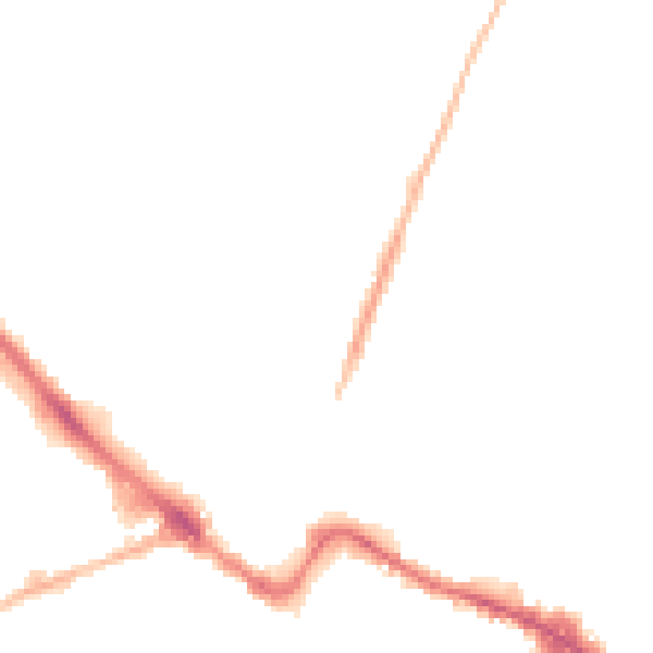 Night-time road noise heatmap for GL50 4DN