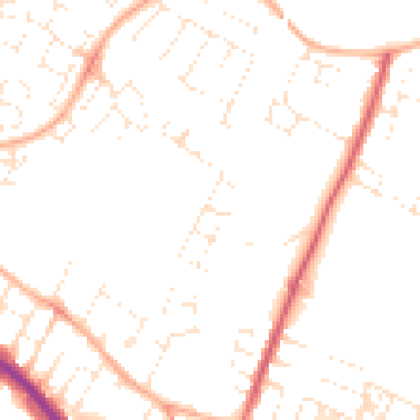 Daytime road noise heatmap for GL50 4GF
