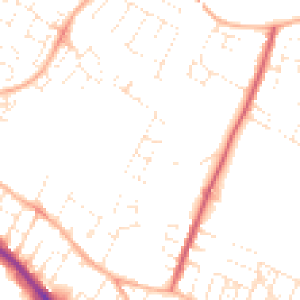 Daytime road noise heatmap for GL50 4GL