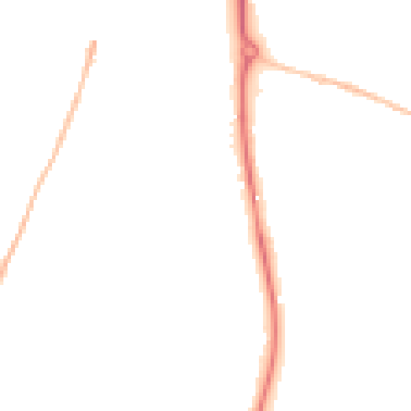 Night-time road noise heatmap for GL50 4NF
