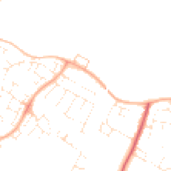 Daytime road noise heatmap for GL50 4RD