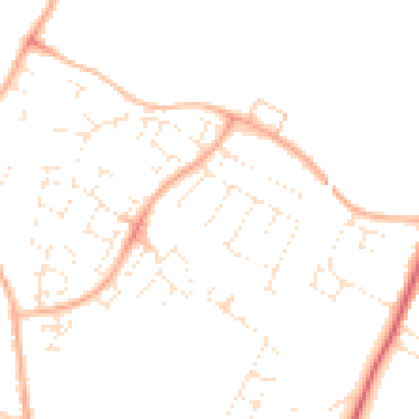 Daytime road noise heatmap for GL50 4RH