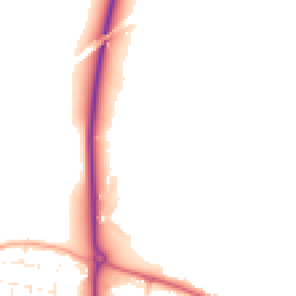 Daytime road noise heatmap for GL50 4SH