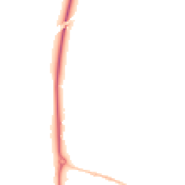Night-time road noise heatmap for GL50 4SH