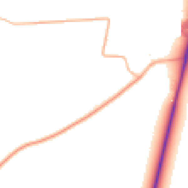 Daytime road noise heatmap for GL50 4SL