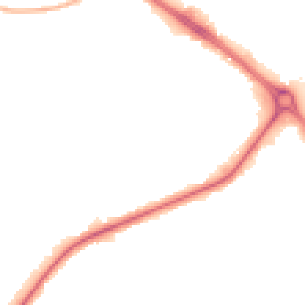 Night-time road noise heatmap for GL51 0BD
