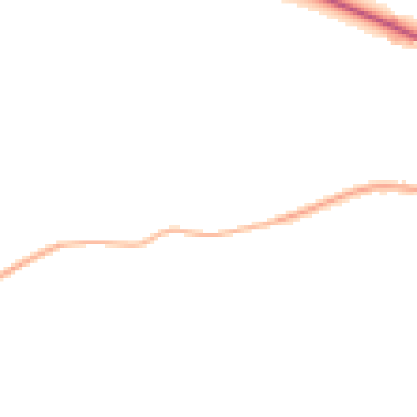 Night-time road noise heatmap for GL51 0GR