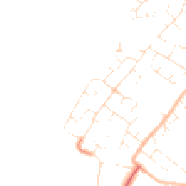 Daytime road noise heatmap for GL51 0NX