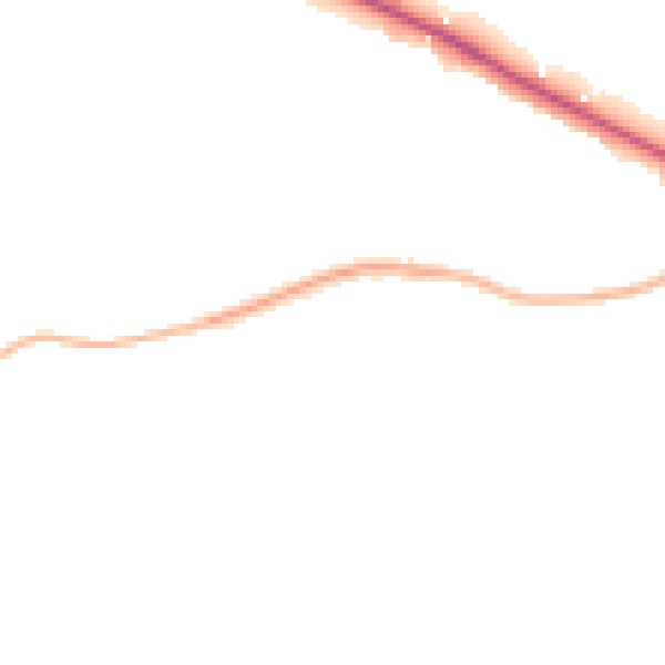 Night-time road noise heatmap for GL51 0QN